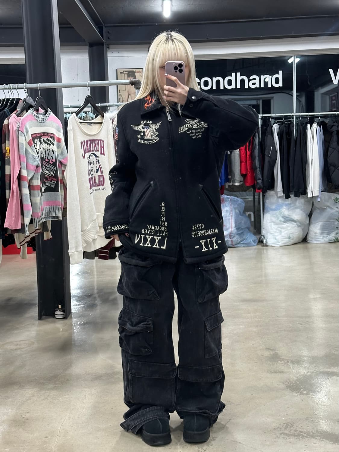 벤슨  울 모터사이클 자켓 상품이미지3