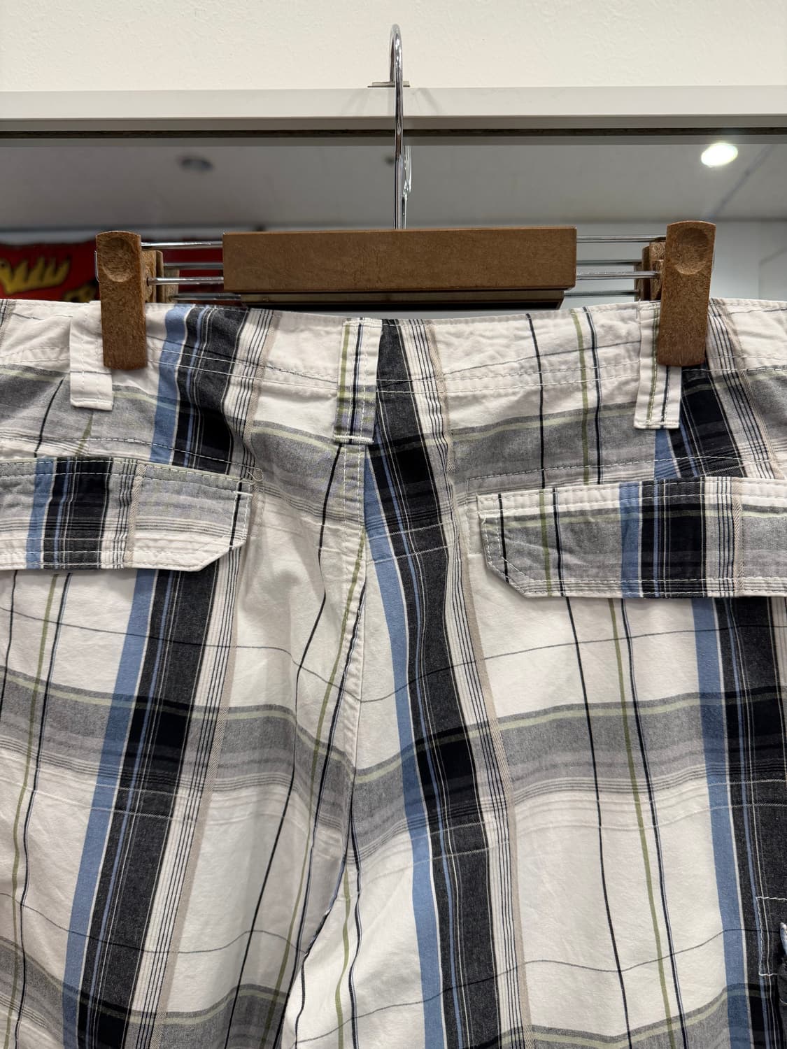 Lee 리 던가리 카고 체크 하프 팬츠 (38inch) 상품이미지6