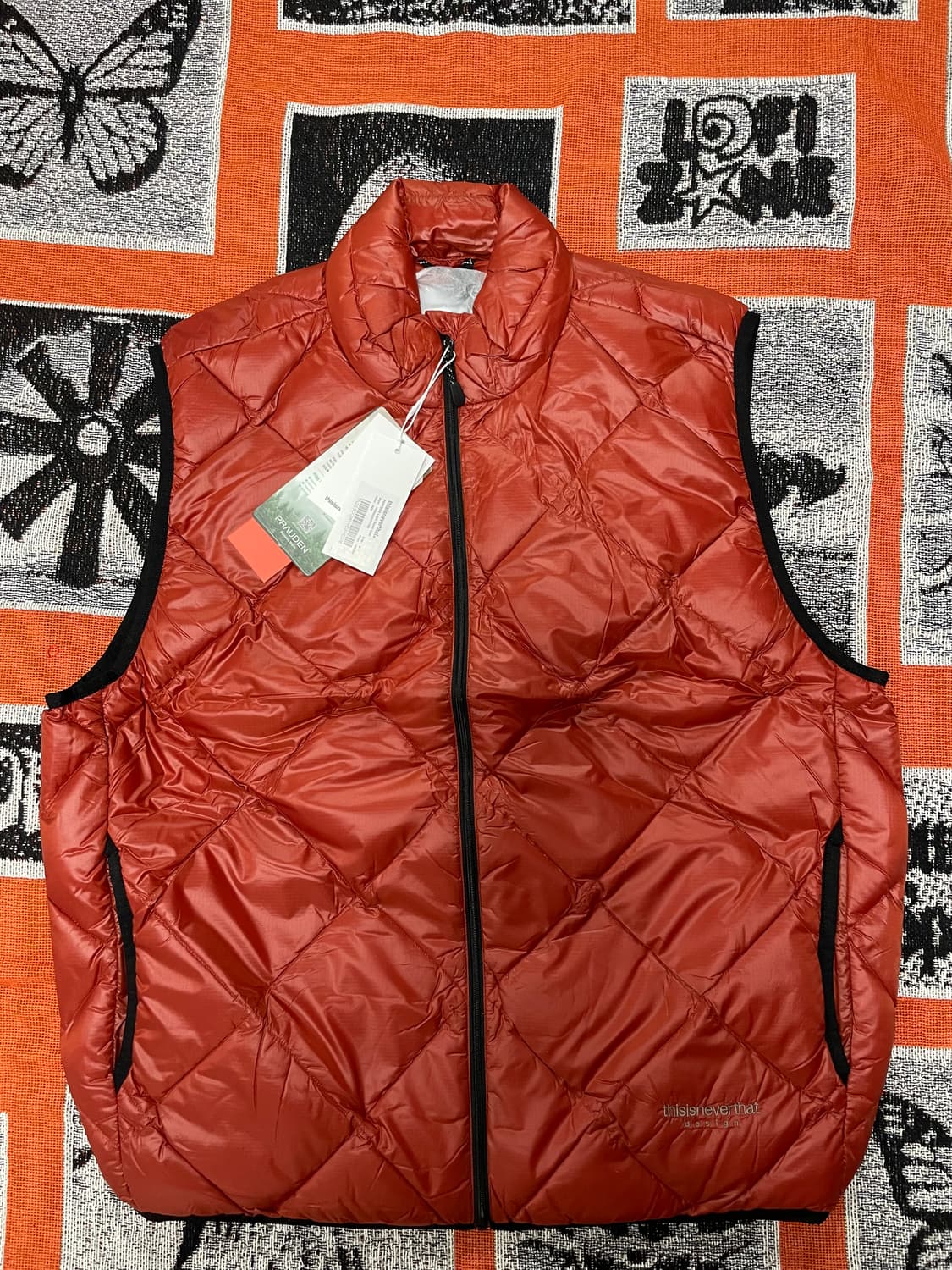 디네댓 패딩베스트 새상품 목도리증정 상품이미지1