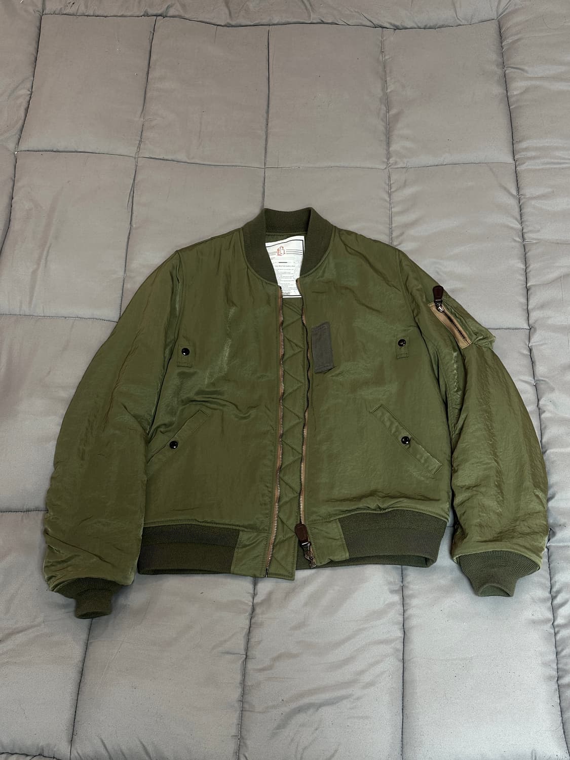 블랙아웃 ma-1 올리브 M 사이즈 상품이미지1