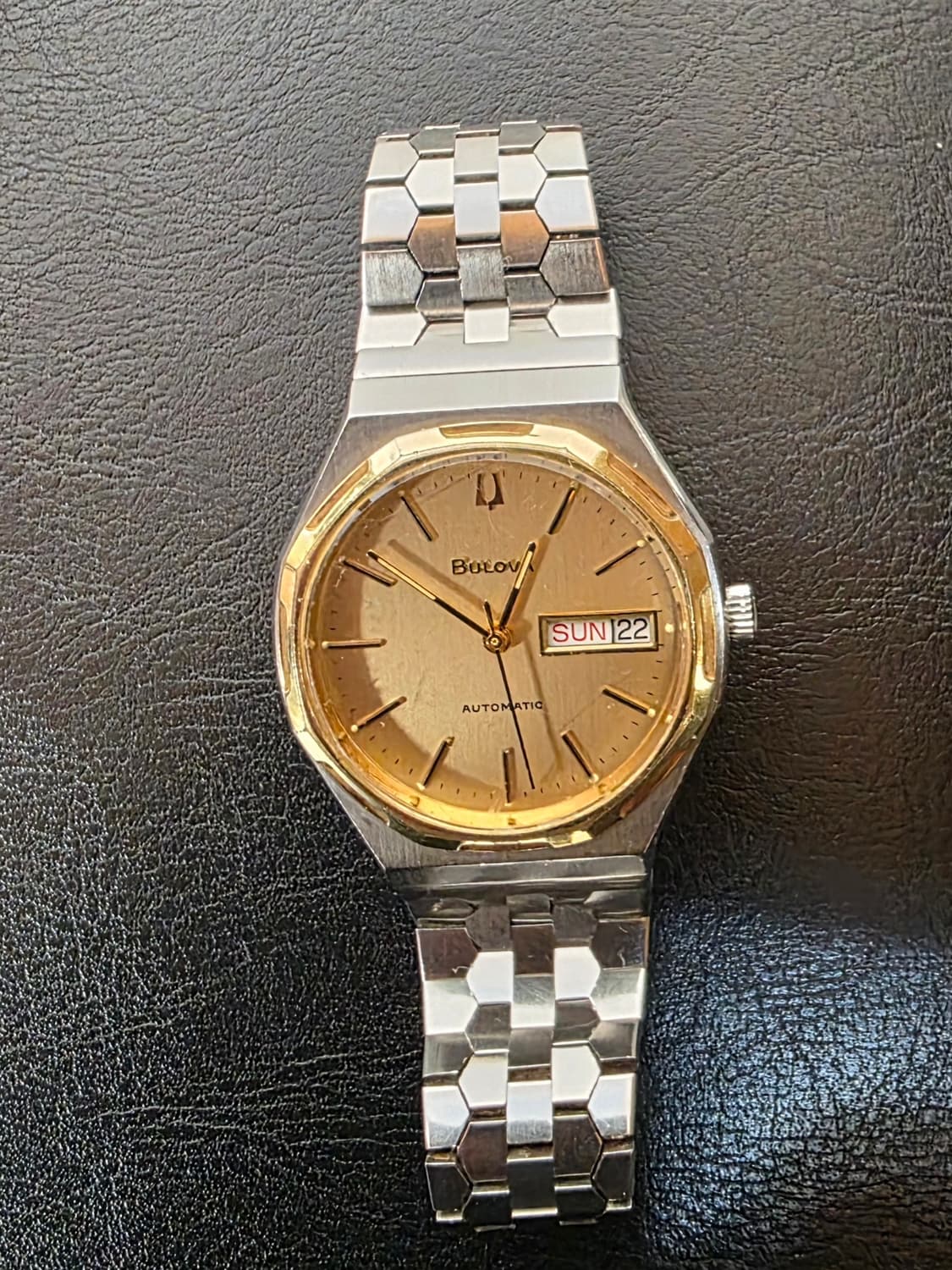 부로바 빈티지 오토매틱 콤비시계 상품이미지1