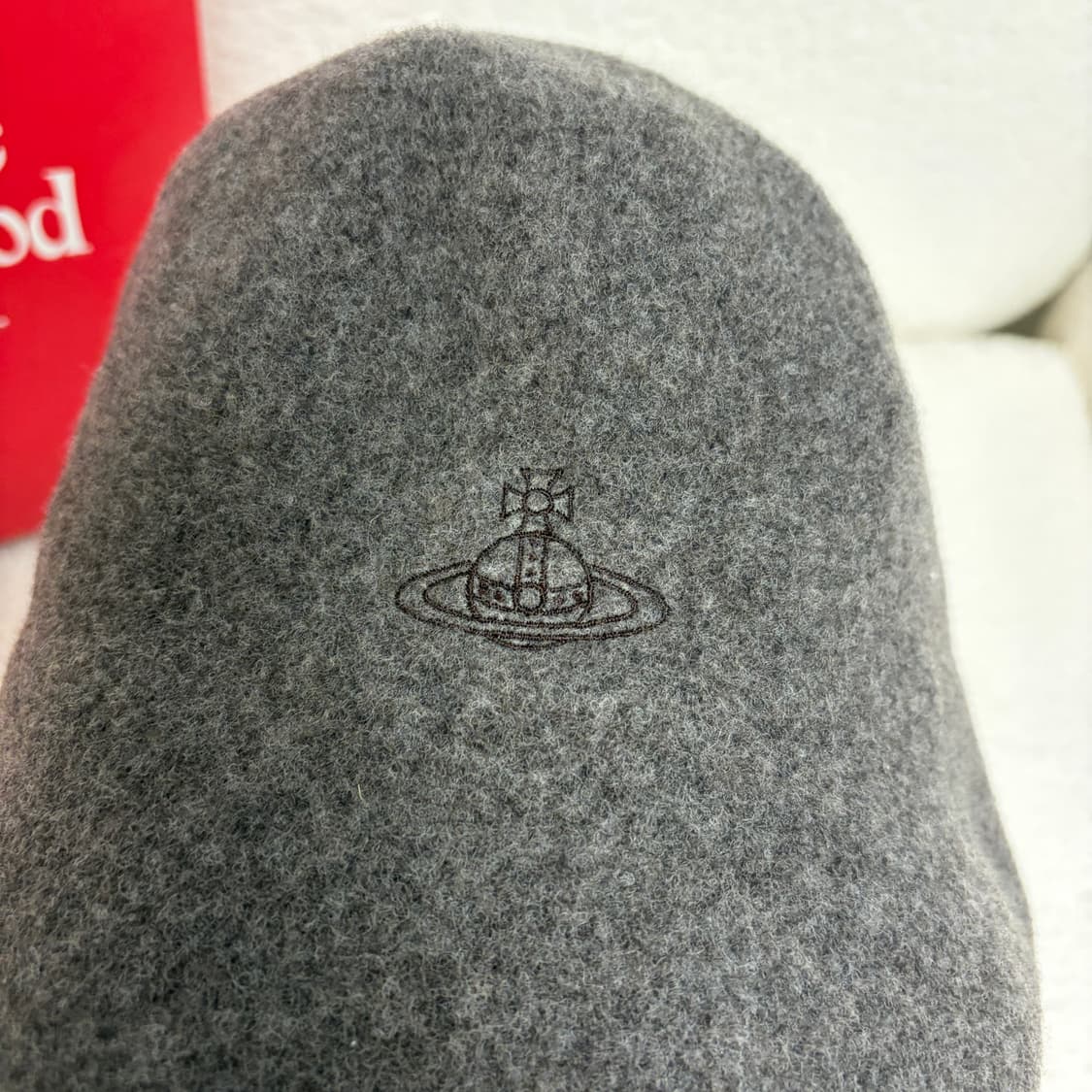 새상품 비비안웨스트우드 ORB로고 울 니트 버킷햇 상품이미지3