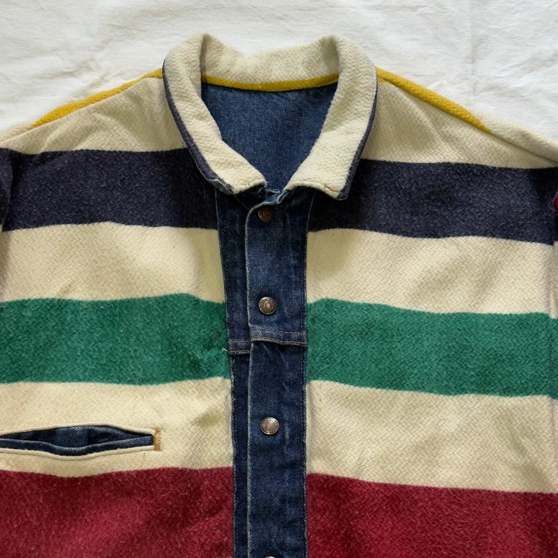 90s 리바이스 허드슨 베이 데님 재킷 USA 상품이미지2