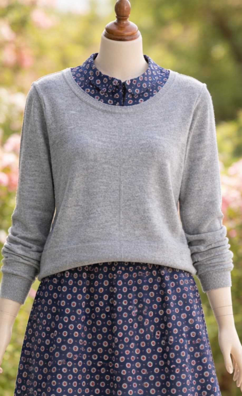 레이어드 미니원피스  그레이 66 상품이미지1