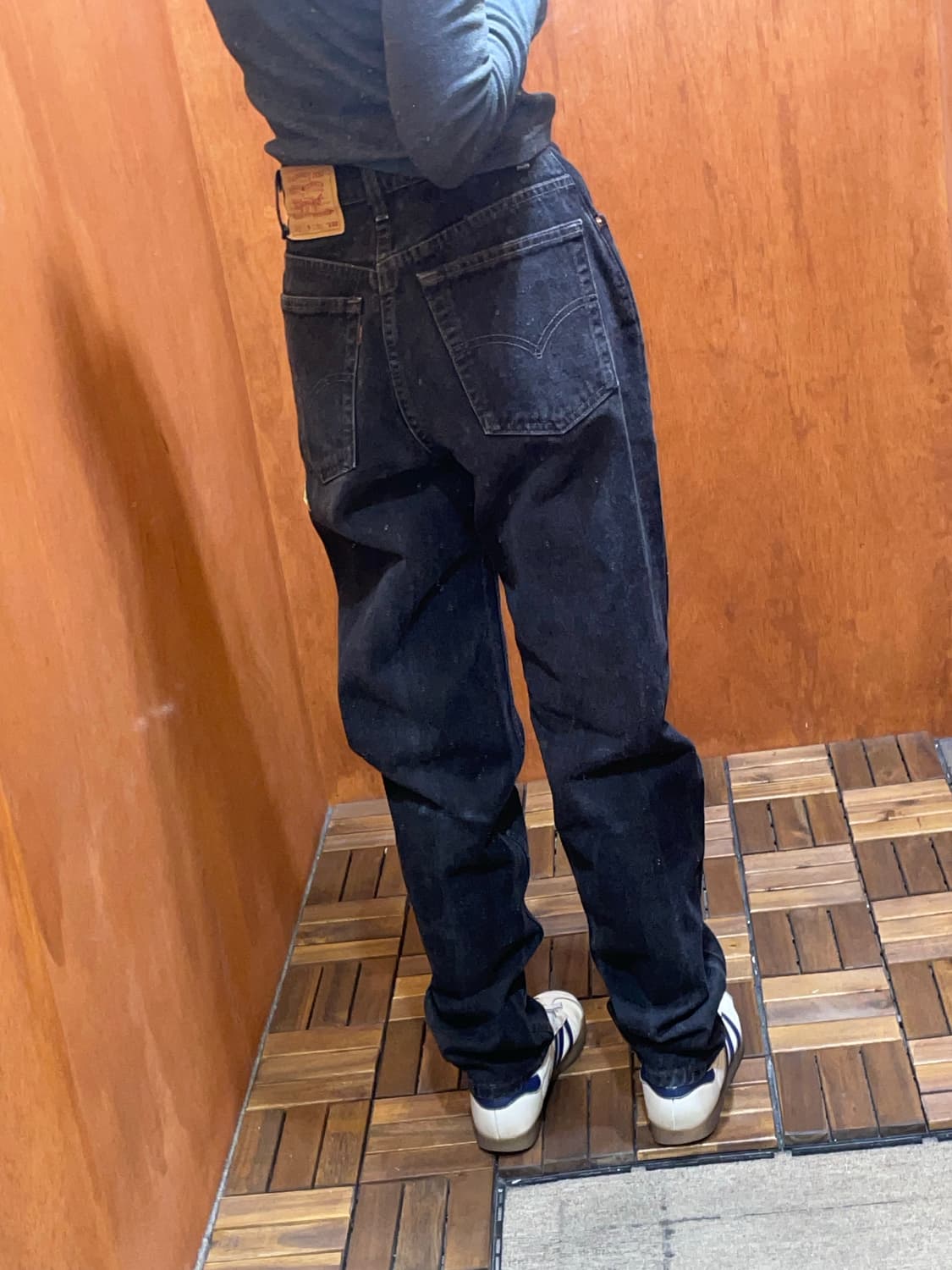 (30) Levi's 551 (리바이스 릴렉스 테이퍼드 블랙 데님) 상품이미지1
