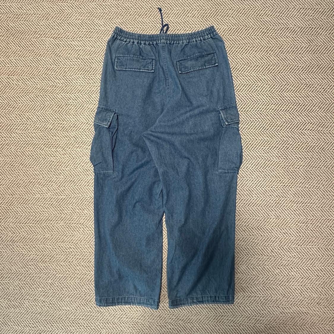 BEAMS vintage cargo denim wide pants 상품이미지2