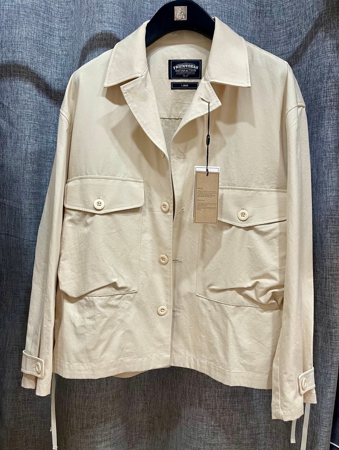 FrizmWORKS 프리즘웍스 M43 필드 자켓 크림 L사이즈 상품이미지2