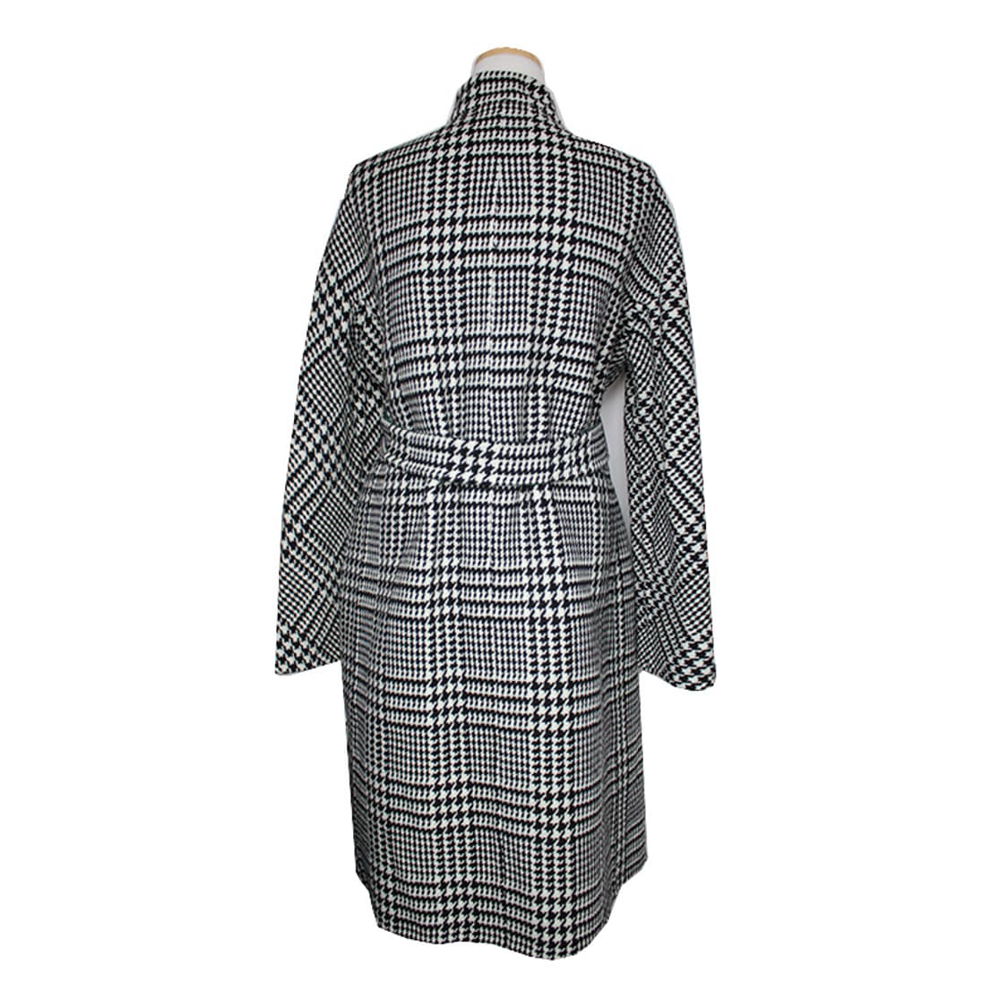 막스마라 하운드투스 체크 벨티드 핸드메이드 롱코트 55 상품이미지2