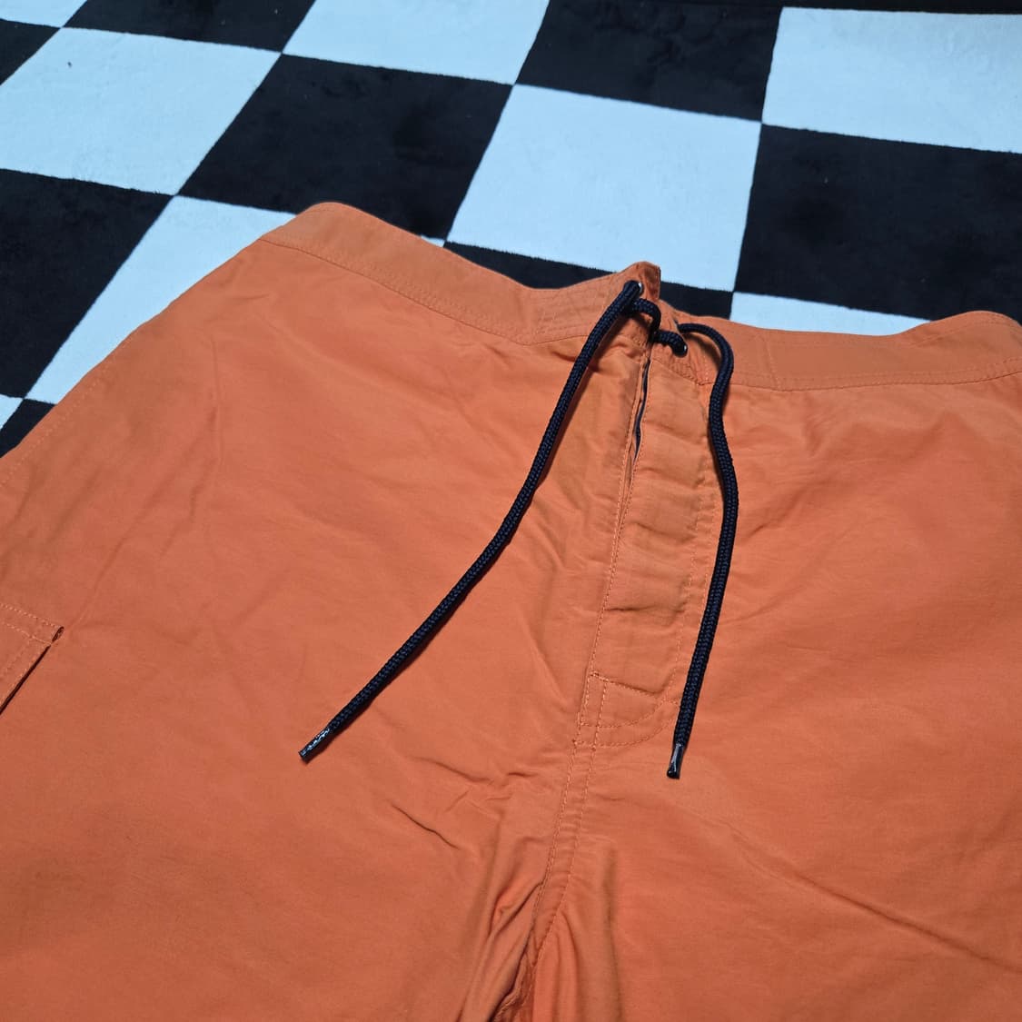 M 폴로스포츠 90s 미니 스펠아웃 스윔팬츠 오렌지 수영복 상품이미지3