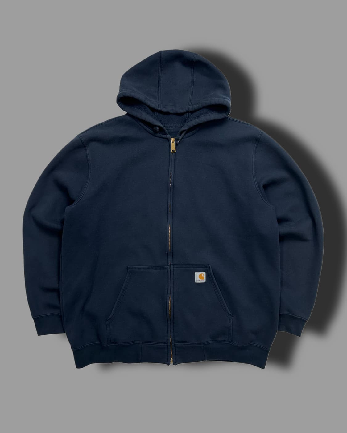 칼하트 미드웨이트 네이비 후드집업 XL 상품이미지4