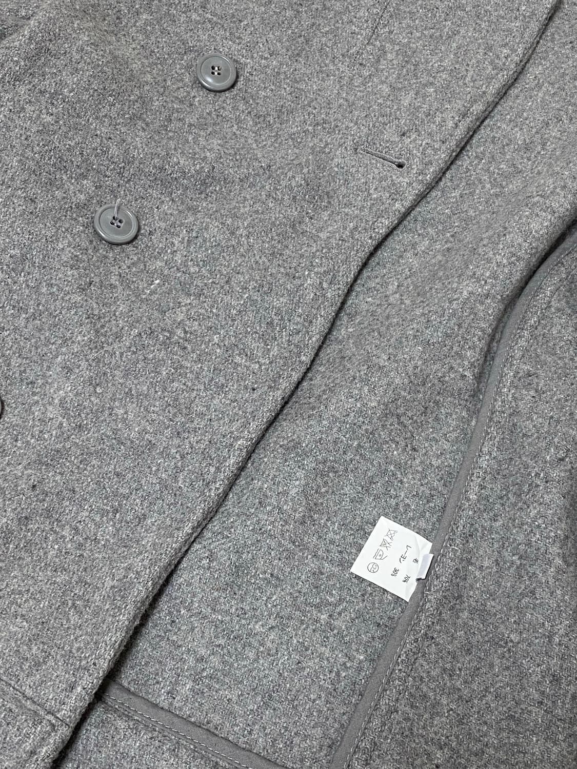 더블 버튼 숏코트 자켓 상품이미지4