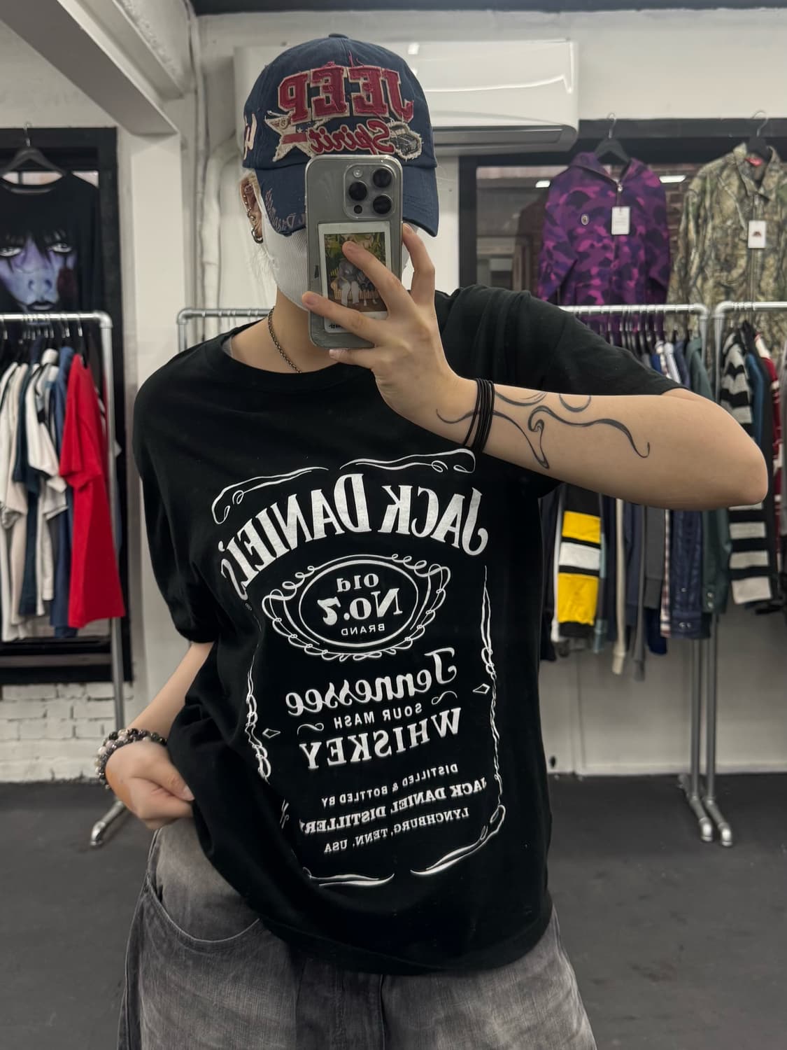 VTG 잭 다니엘 티셔츠 상품이미지1