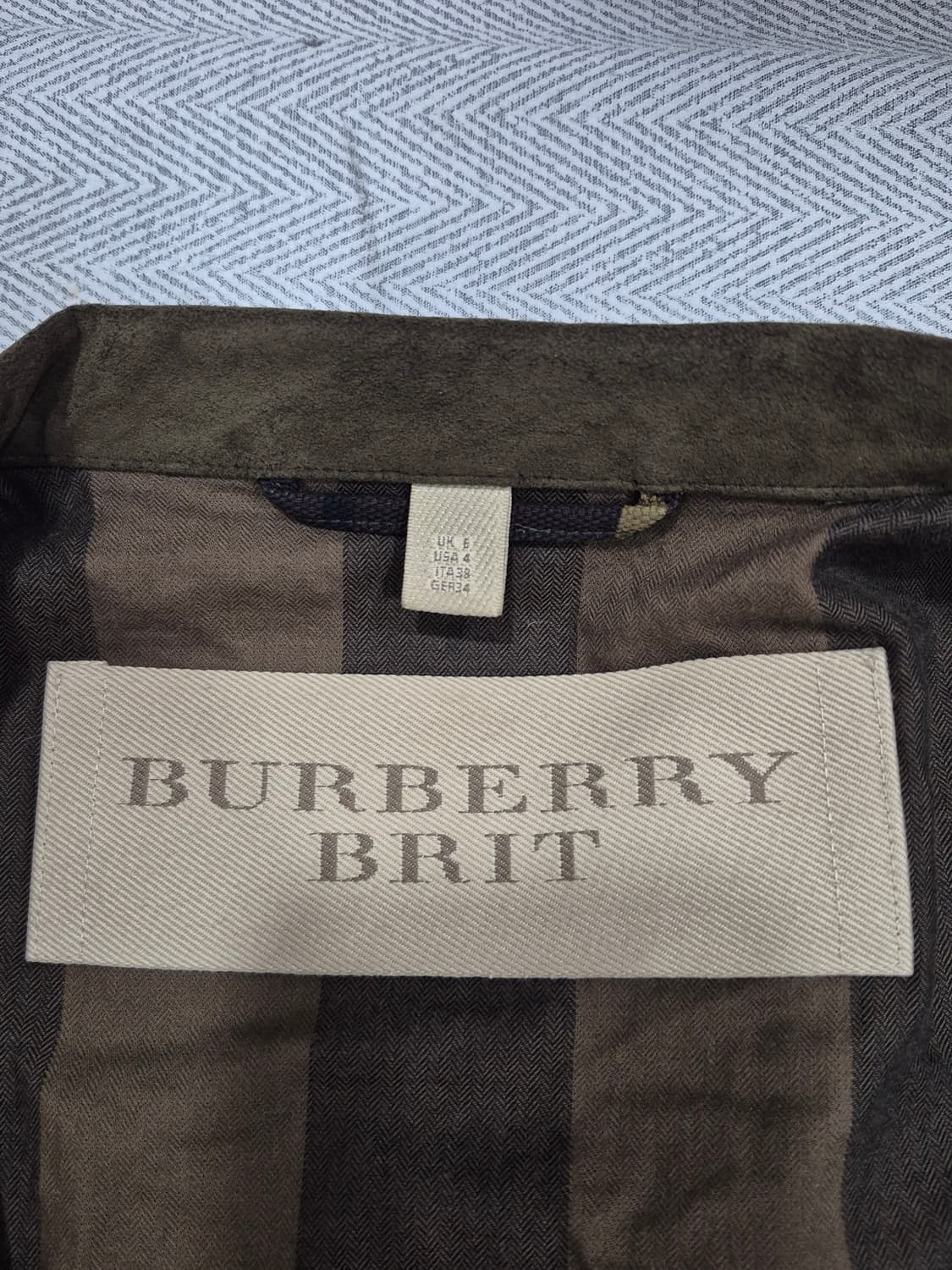 버버리 밀리터리 카모 야상 점퍼 자켓 남성 100사이즈 상품이미지5