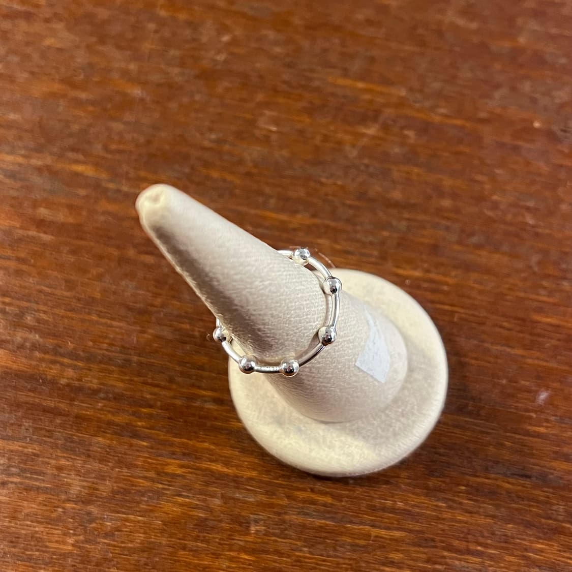 새상품 925 은 원형포인트 반지 링 상품이미지4