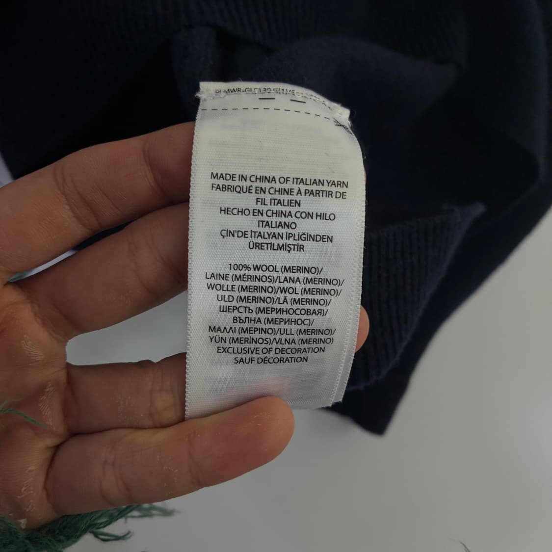 Polo 폴로 랄프로렌 메리노울 쿼터 집업 니트 상품이미지6