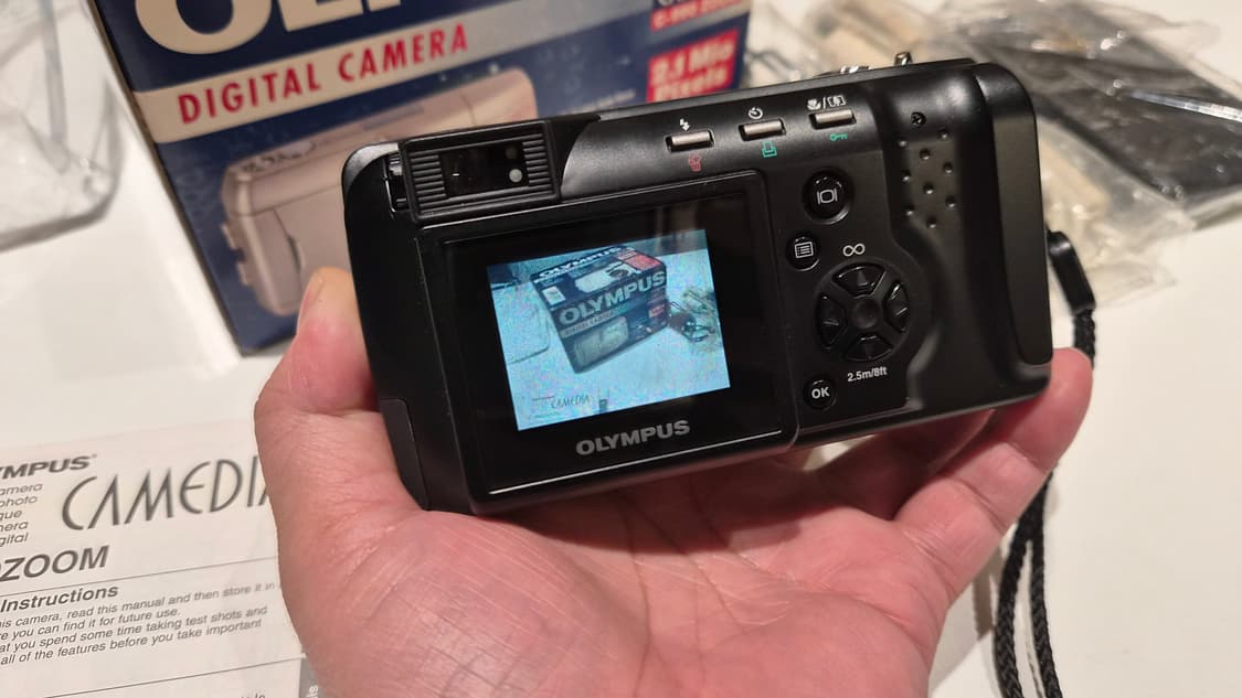 작례O 미개봉 새상품 수집용 올림푸스 c990 zoom 디지털카메라 디카 상품이미지10