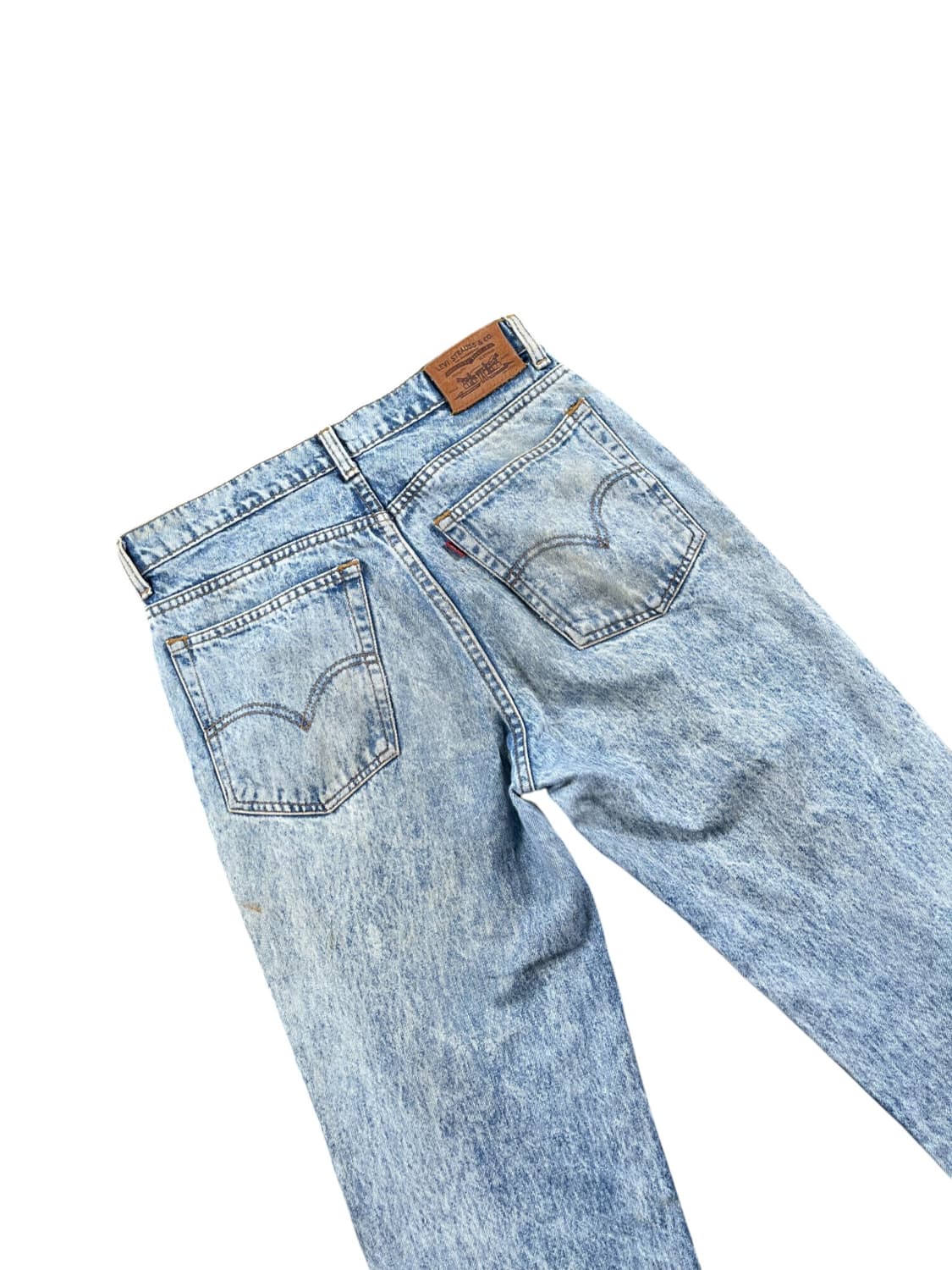 Levi's 스톤워시드 연청 데님팬츠  상품이미지5