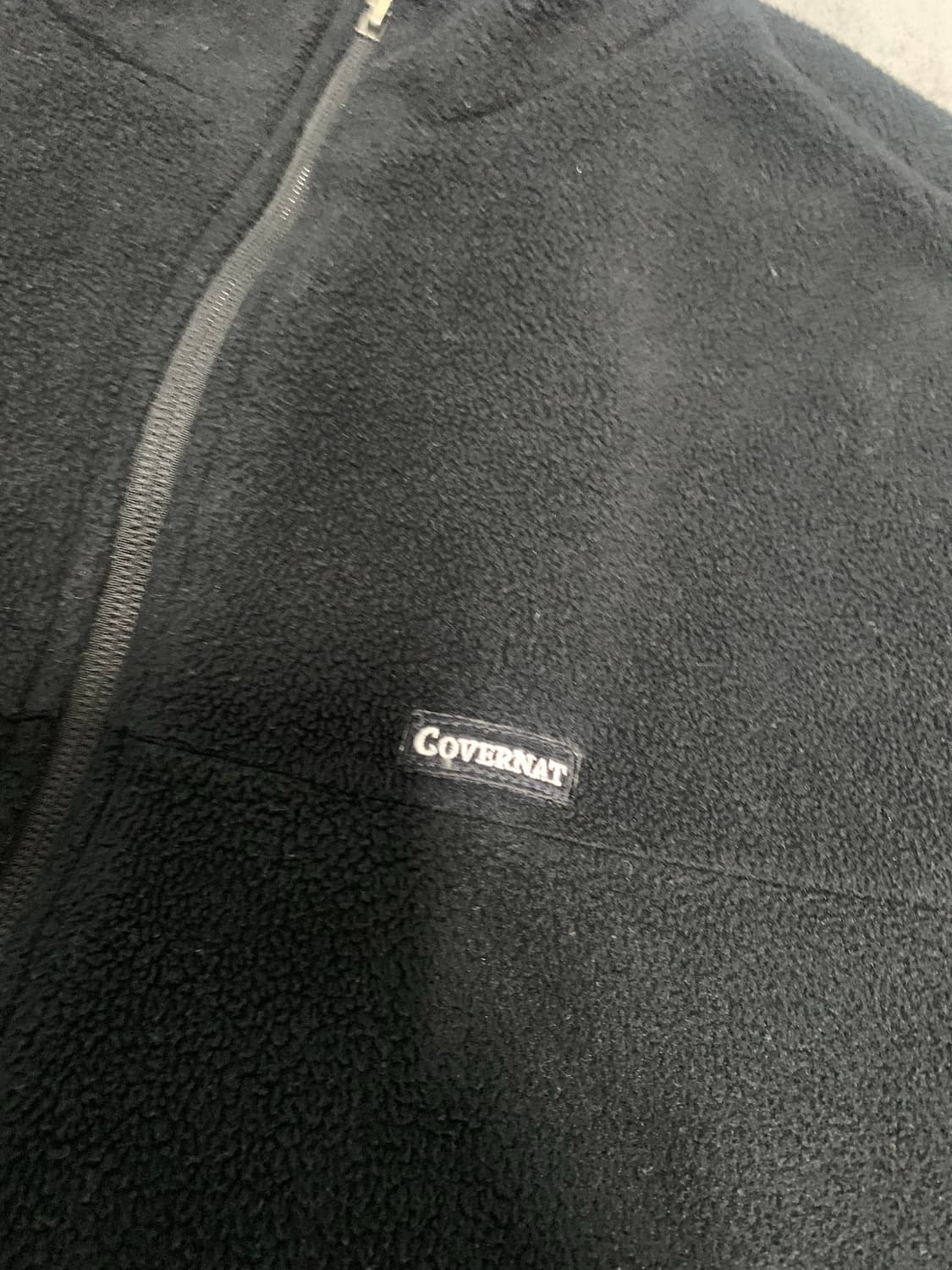 커버낫 플리스 집업 블랙 S 상품이미지3