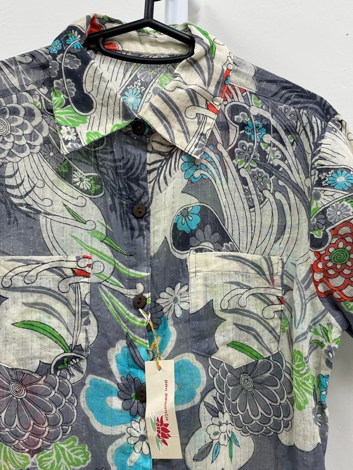 빈티지 오리엔탈 반팔 셔츠 상품이미지6