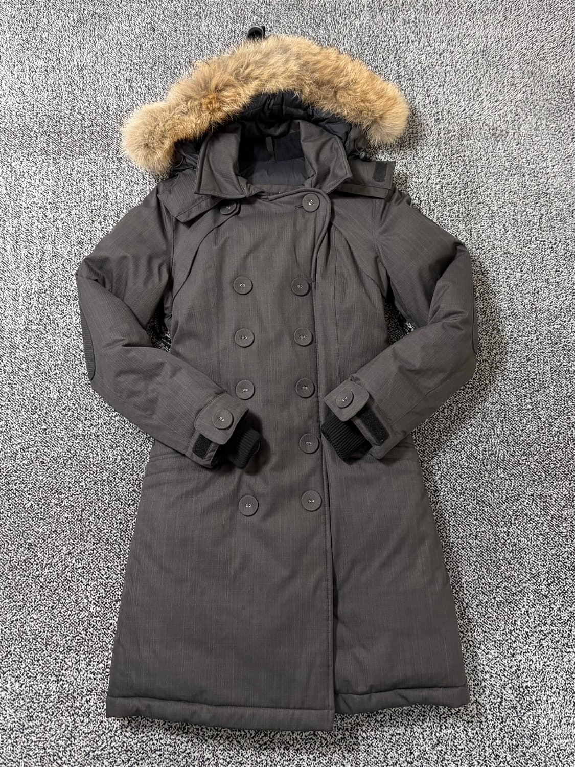 빈티지9. 노비스 리얼퍼 덕다운 코트형 패딩 (택포) 상품이미지1