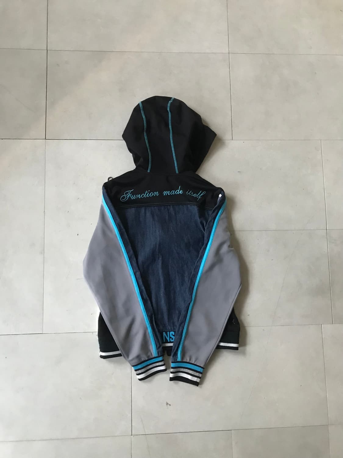 EXR 레이싱 믹스 후드집업 상품이미지7