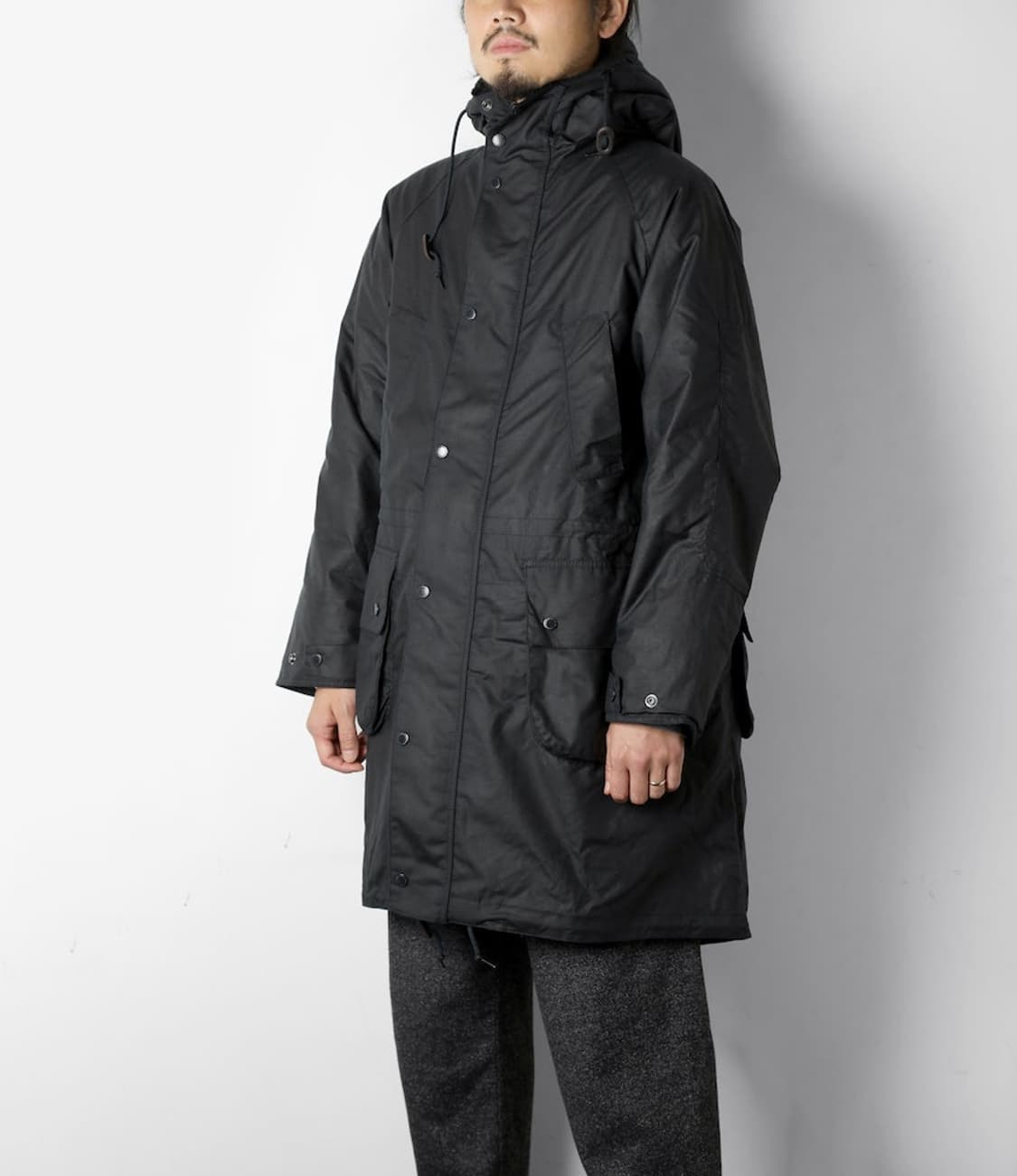 바버 x 엔지니어가먼츠 하이랜드파카 xl 판매합니다 상품이미지1