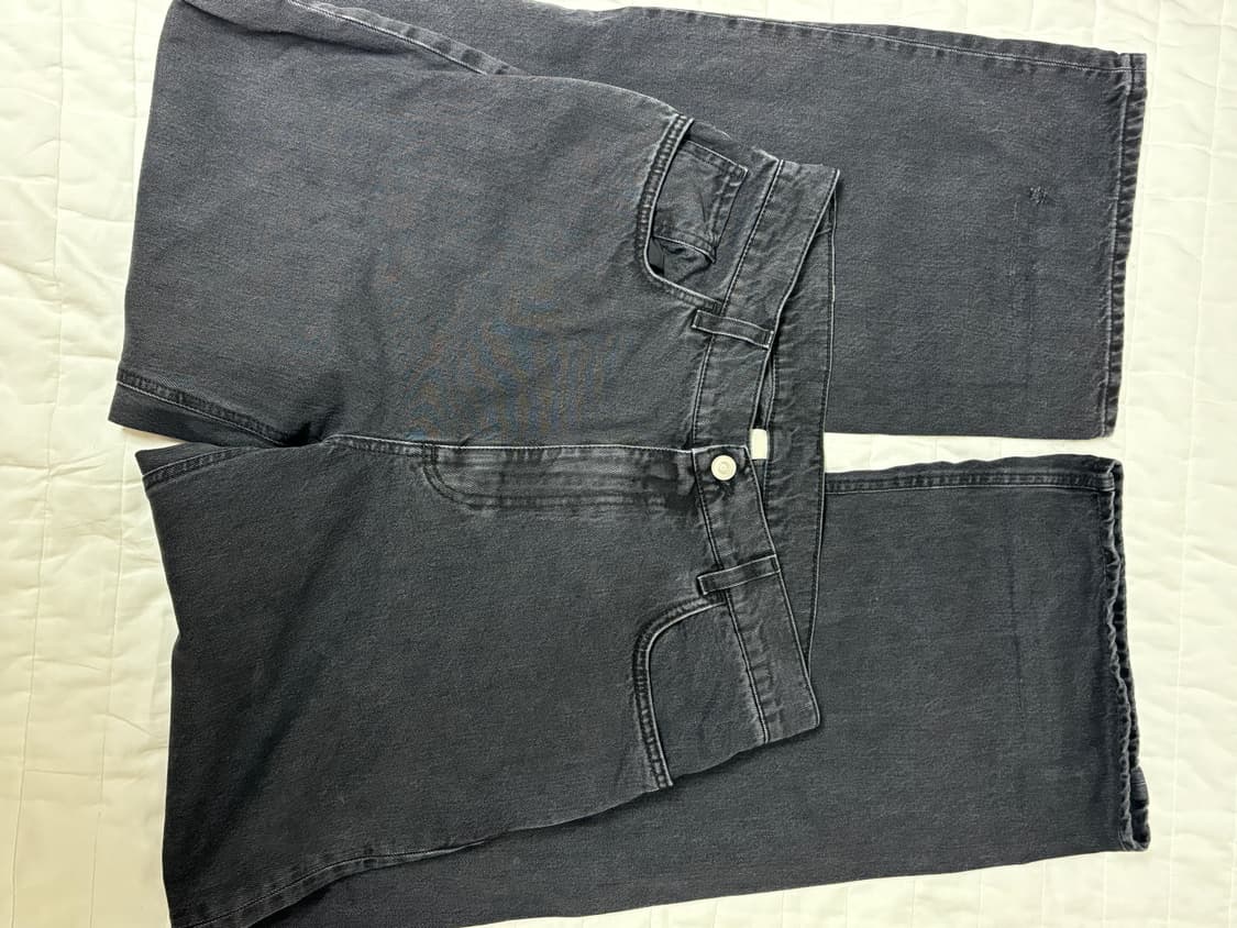 1017 ALYX 9SM Wide Jeans Washed Black 상품이미지6