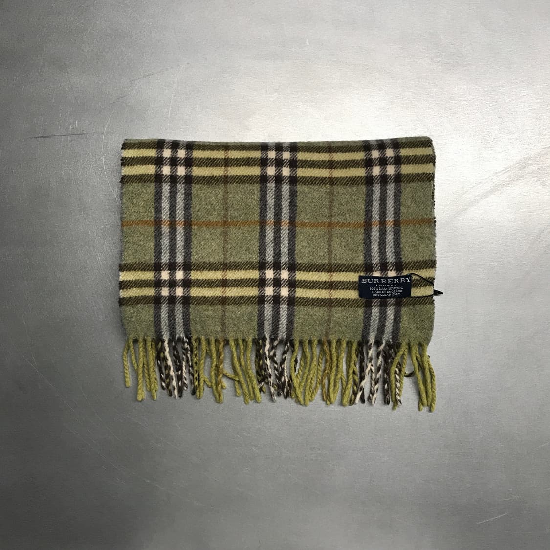 버버리 정품 램스울 머플러 카키 상품이미지2