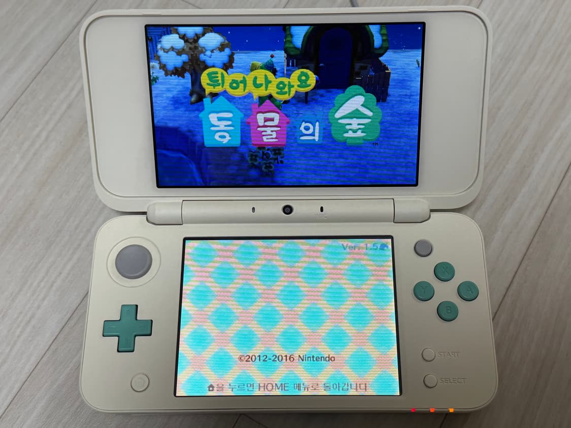 닌텐도 2DS XL 동물의숲 에디션 (충전기/SD카드/박스 등 포함) 상품이미지6