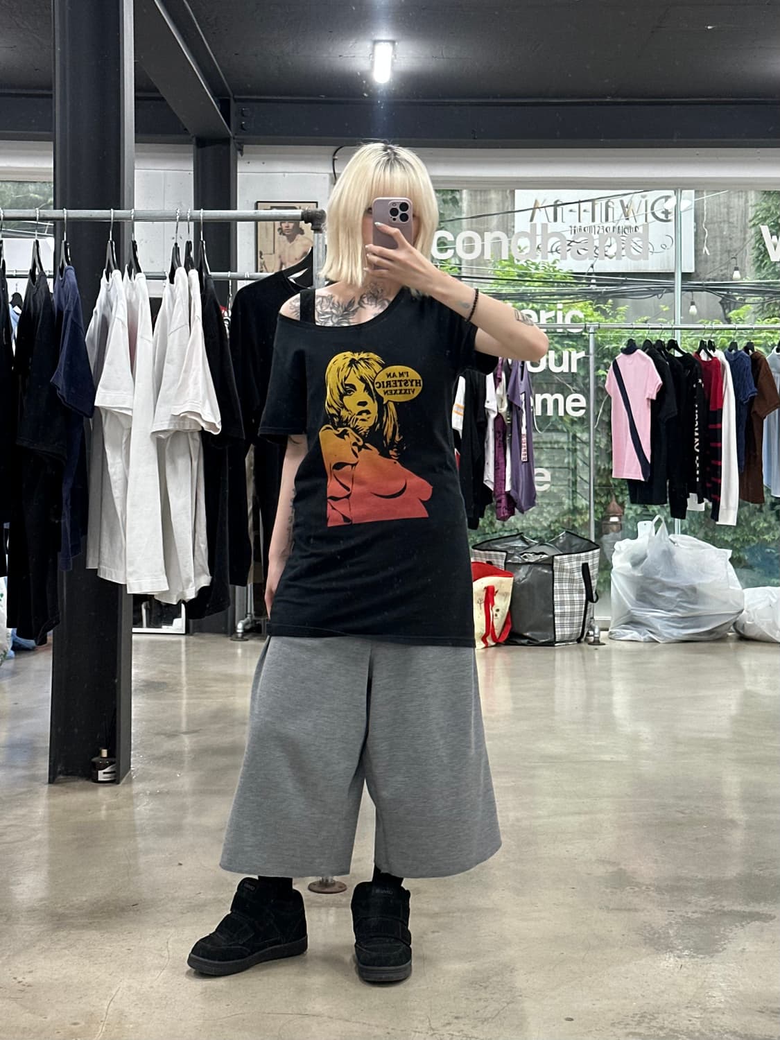 히스테릭 글래머 I'm An Hysteric Vixxxen 그래픽 반팔  상품이미지3