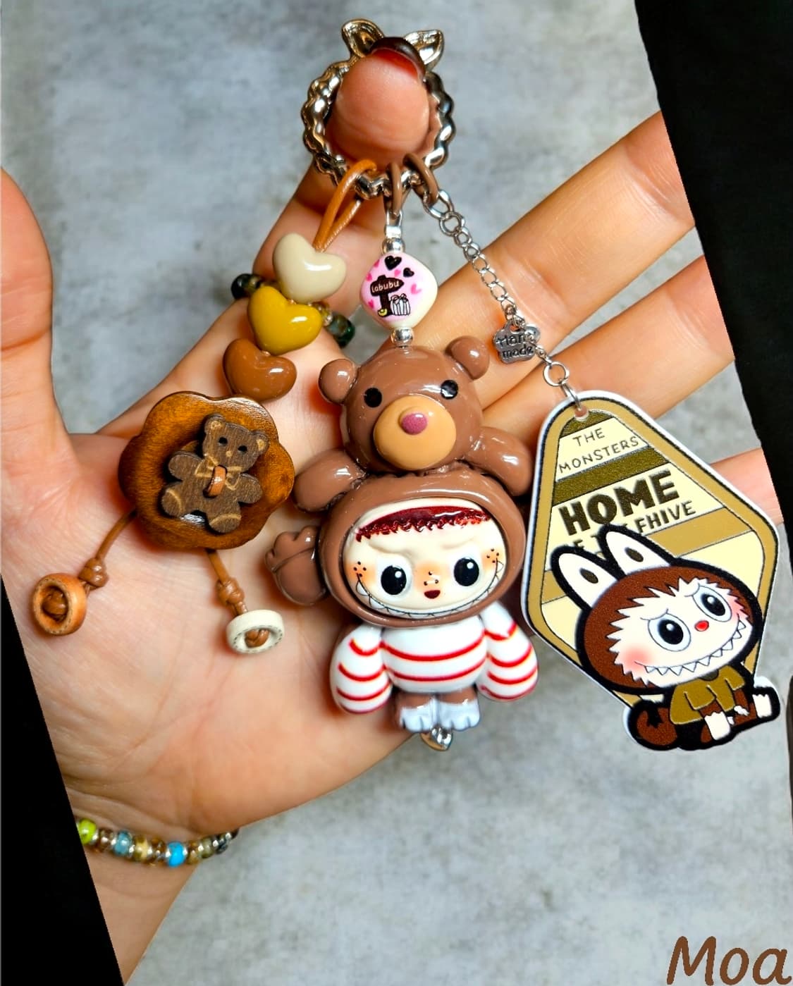 곰돌이 라부부 키링 참 상품이미지2