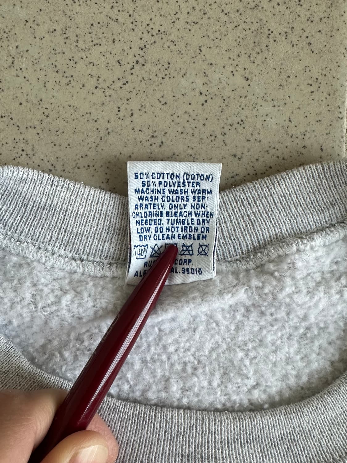 90s 빈티지 러셀 스웻셔츠 그레이 XXL USA 상품이미지6