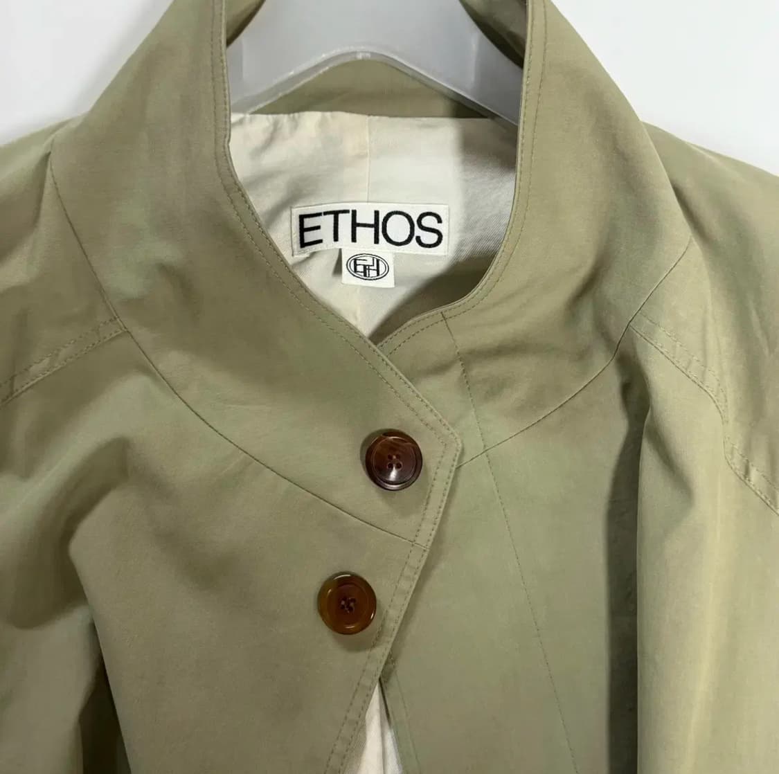 에토스 카키 트렌치코트 ETHOS 상품이미지1