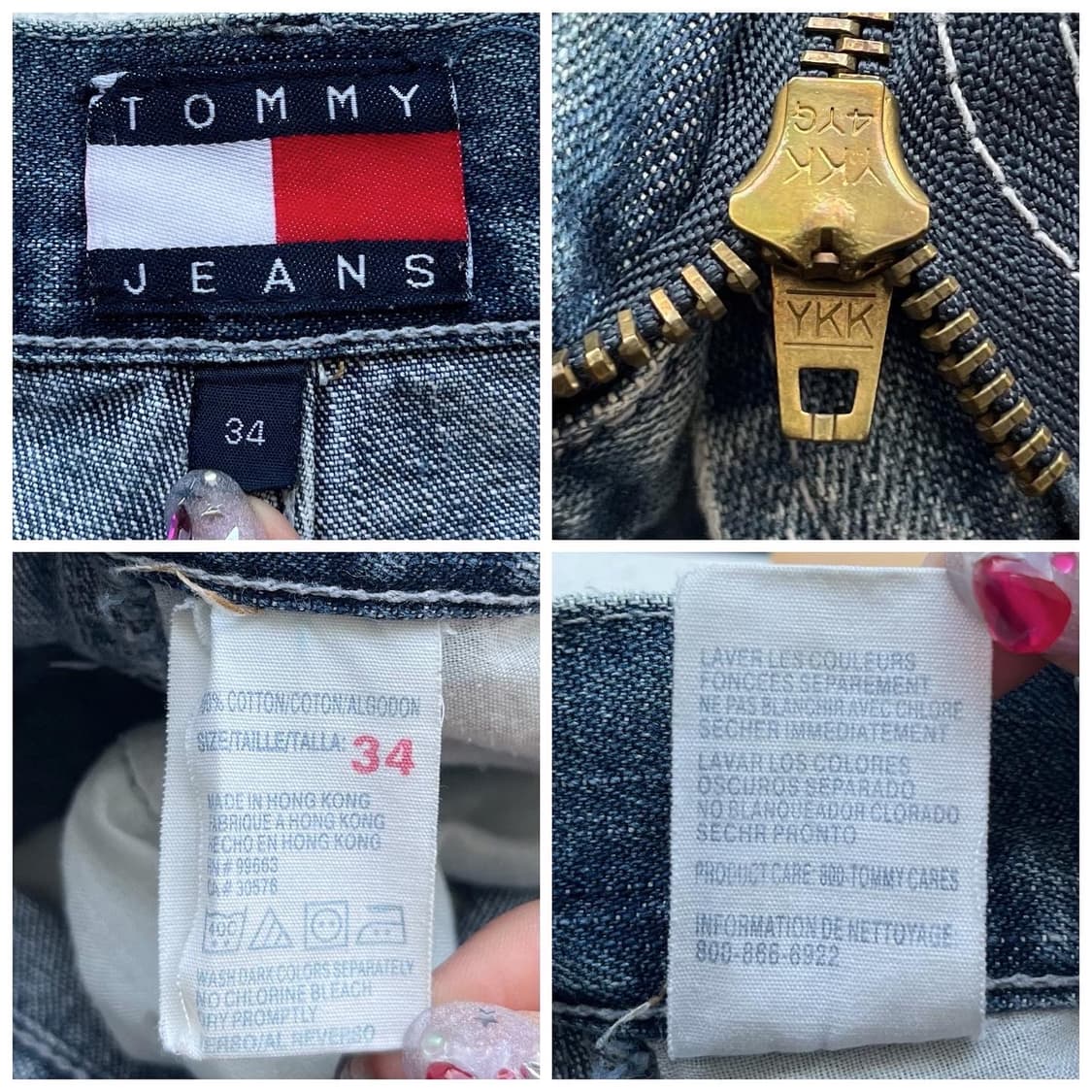 타미 힐피거 플래그와펜 올드스쿨 데님 카펜터 하프팬츠 상품이미지9