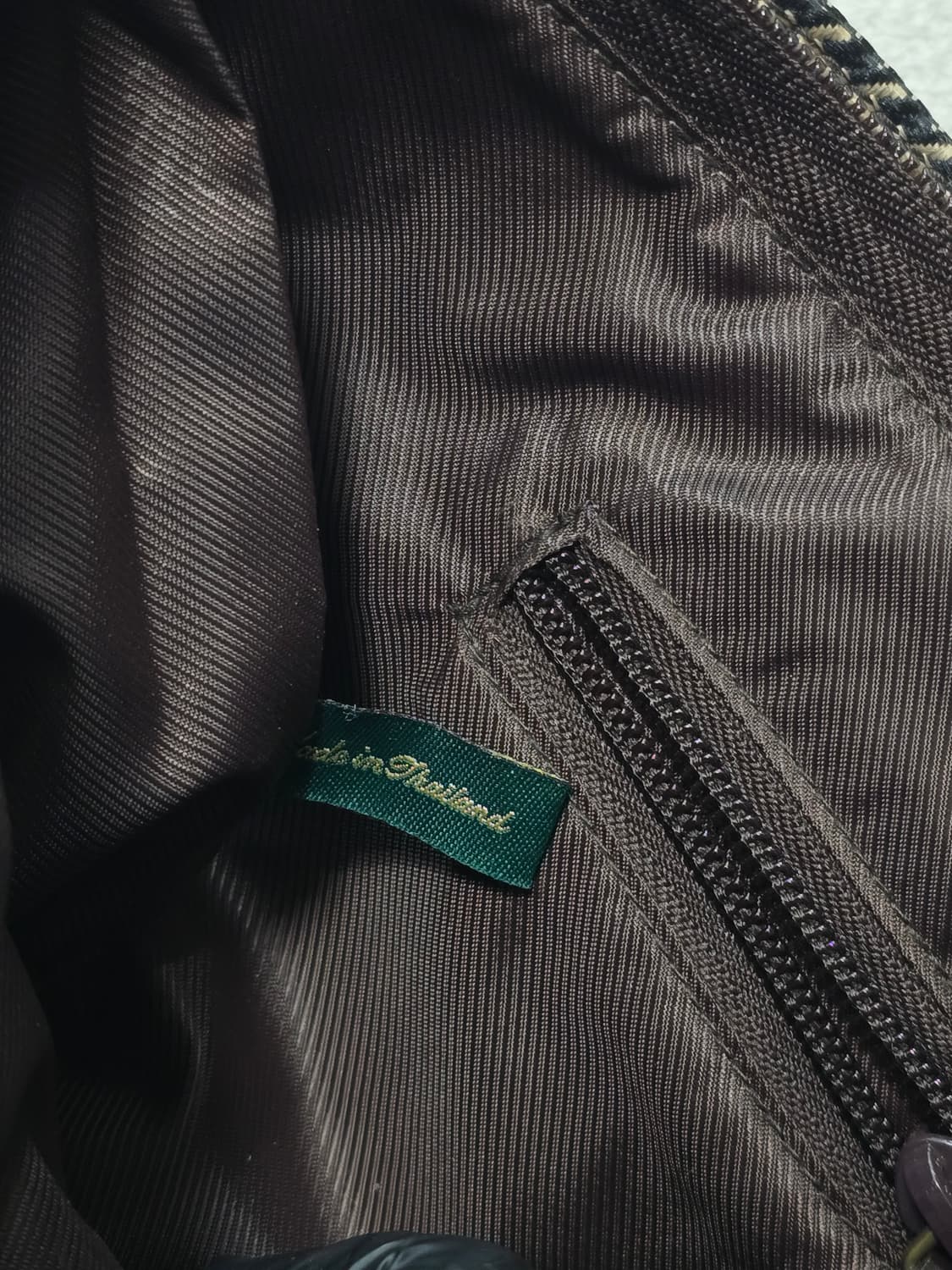 90's 랄프로렌 하운드투스 체크패턴 토트백  상품이미지10