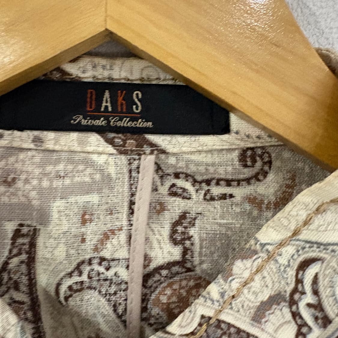 닥스 페이즐리 패턴 자켓 아이보리 88-160 상품이미지4