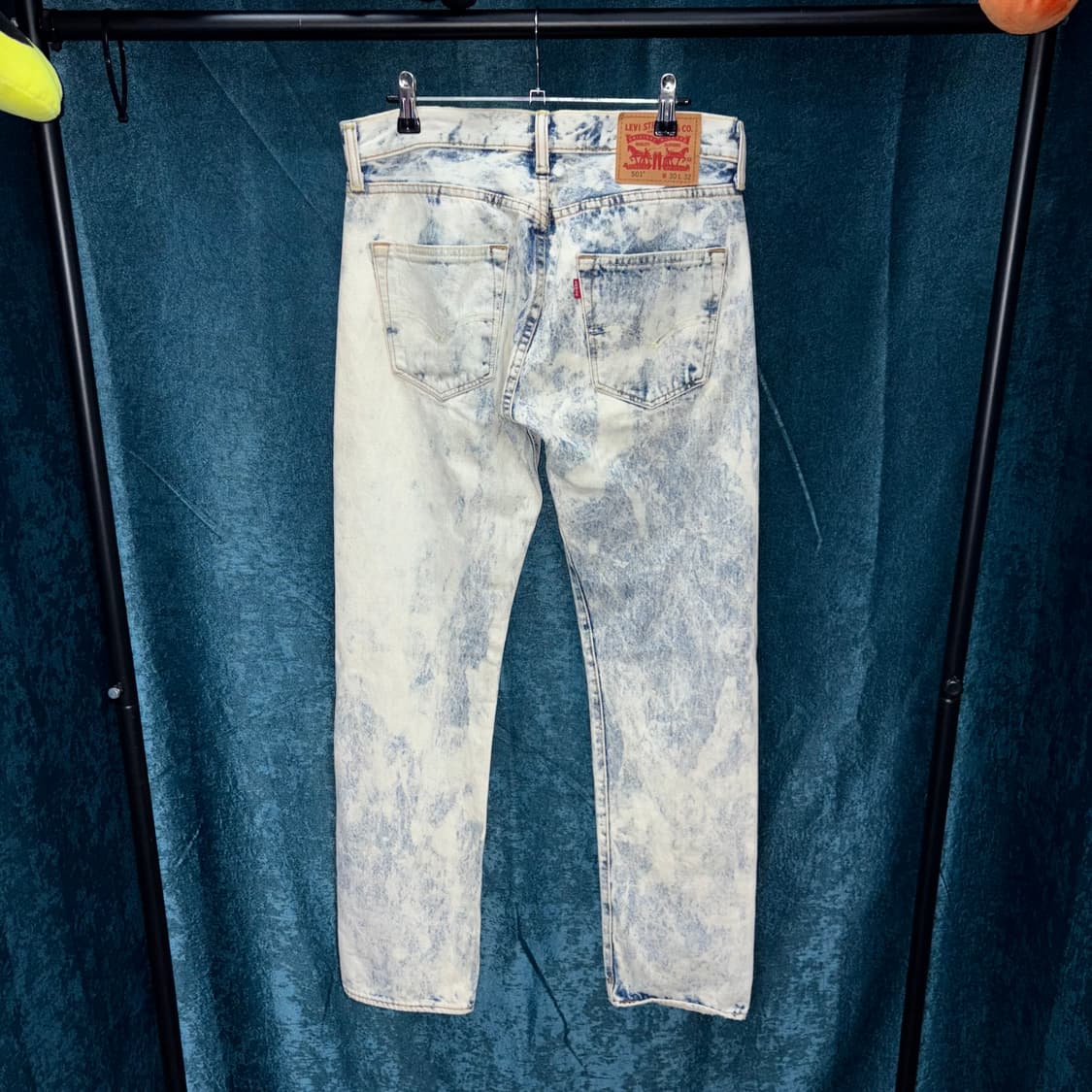 (30) 리바이스 501 애시드 블리치 워시드 아웃 진 상품이미지3