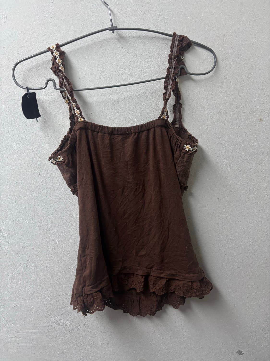 리즈리사 브라운 플라워 리본 슬리브리스 상품이미지8