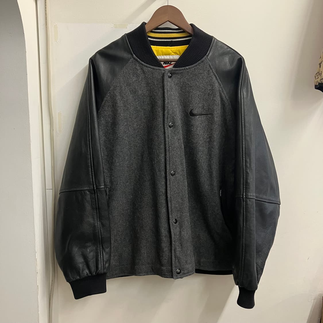 N171 90s 나이키 레더 바시티 자켓 상품이미지1