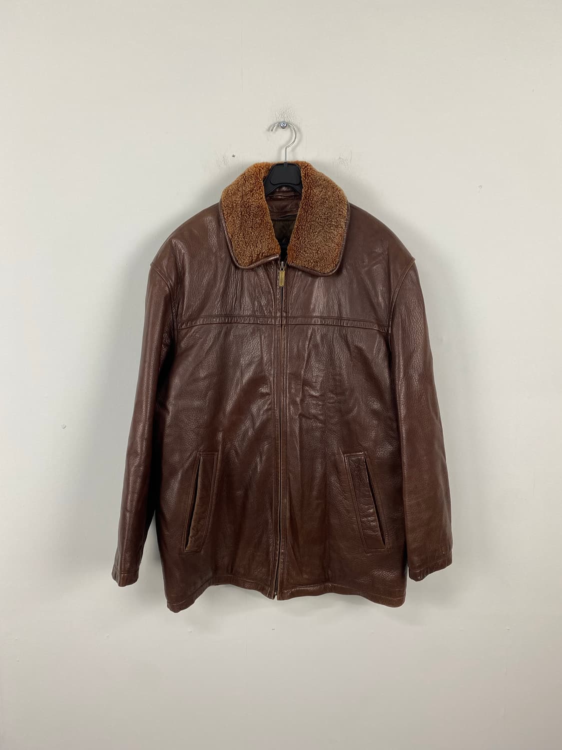 입생로랑 YSL 양가죽 무스탕 가죽자켓 M 상품이미지1