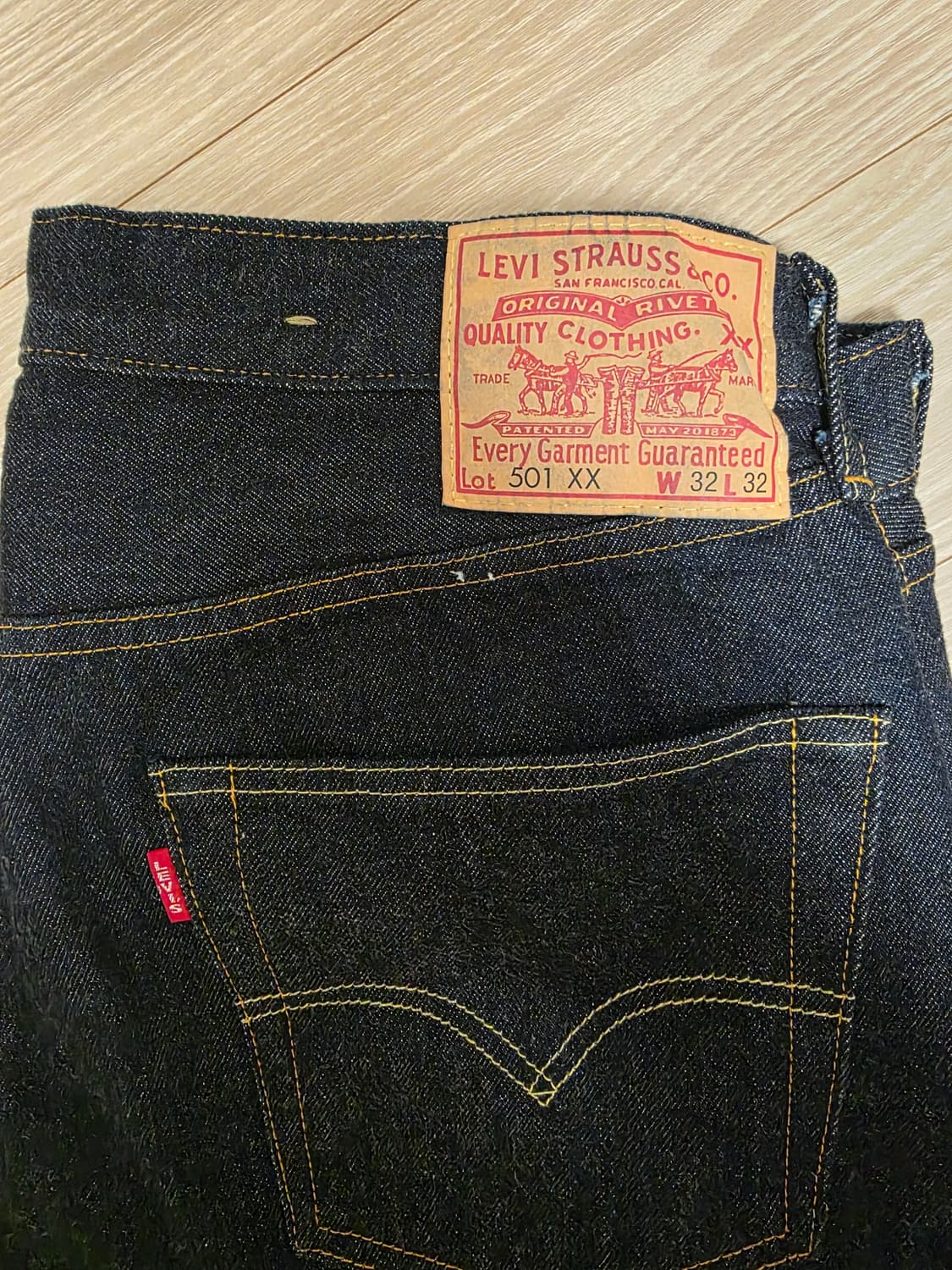 리바이스 LVC 55501 린스드 32/32 팝니다 상품이미지4