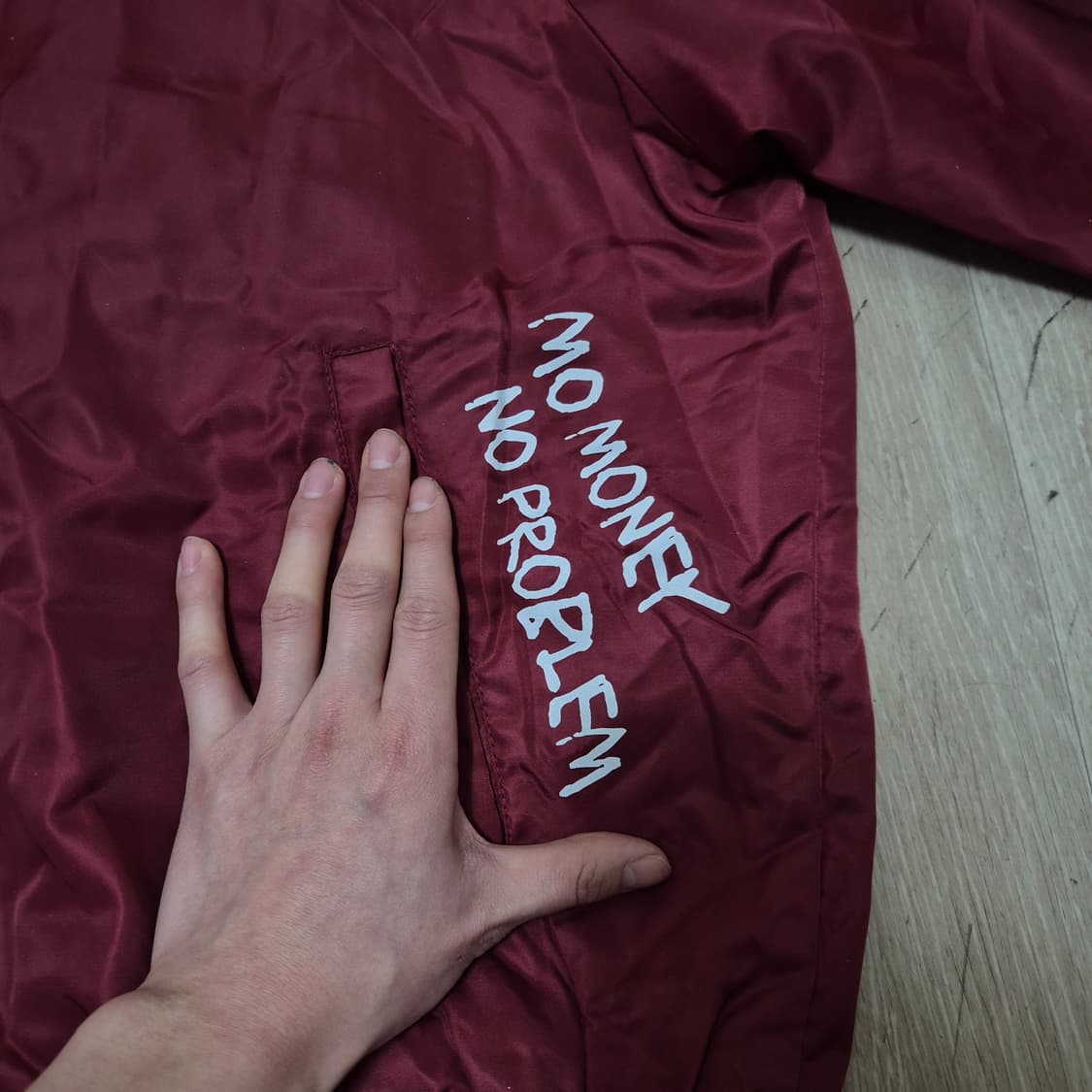 어텐션 오버핏 프린팅 사이드포켓 MA-1 항공점퍼 XL(105) 상품이미지5