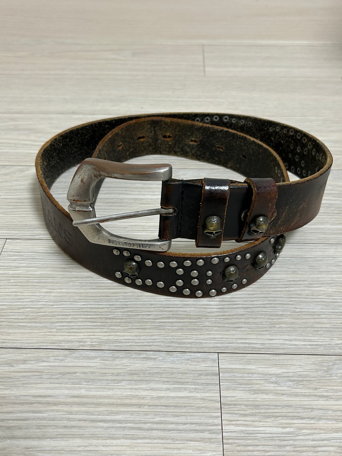 버커루 해골 벨트 상품이미지2