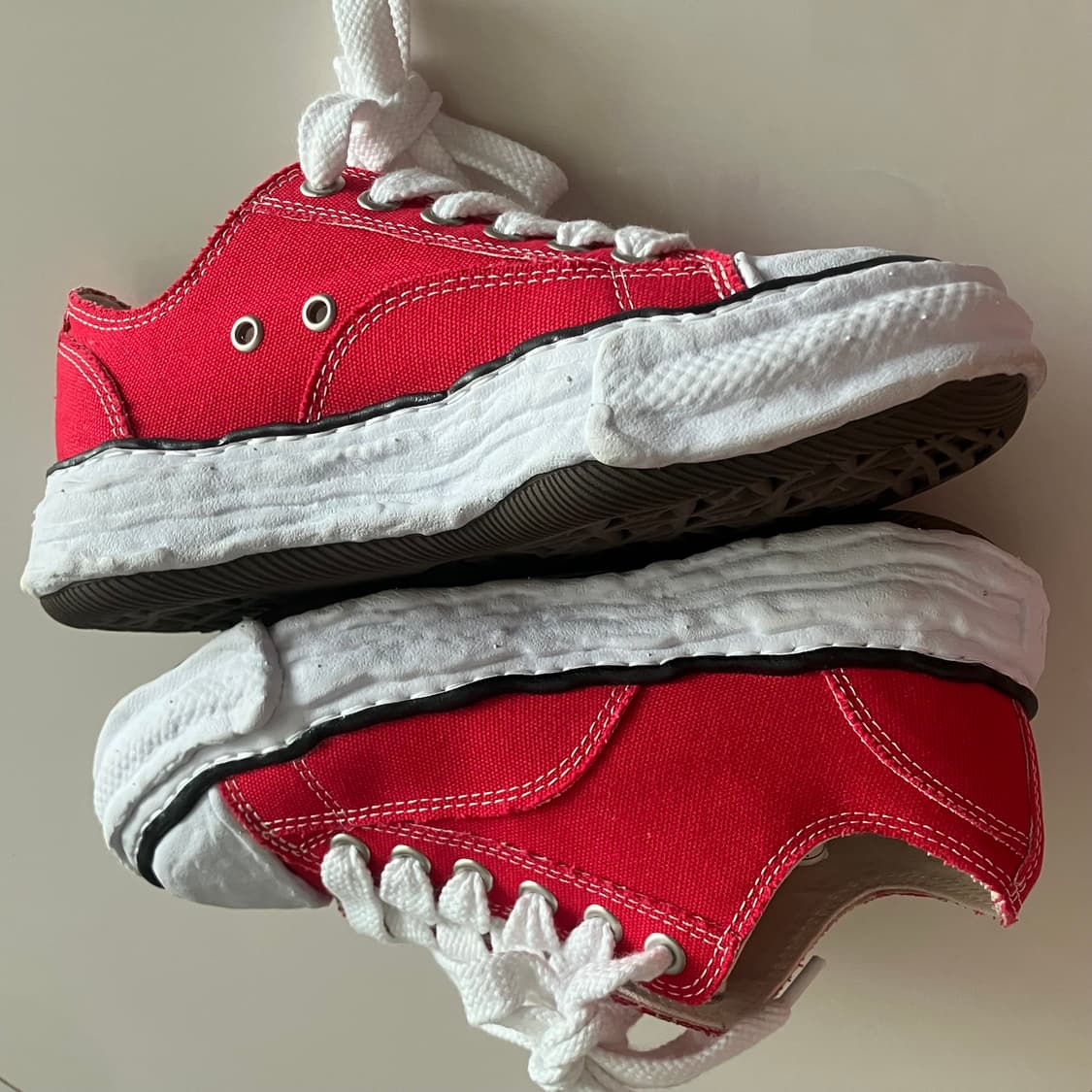 미하라 야스히로 피터슨 오리지널 솔 캔버스 로우 컷 스니커즈 240 상품이미지5