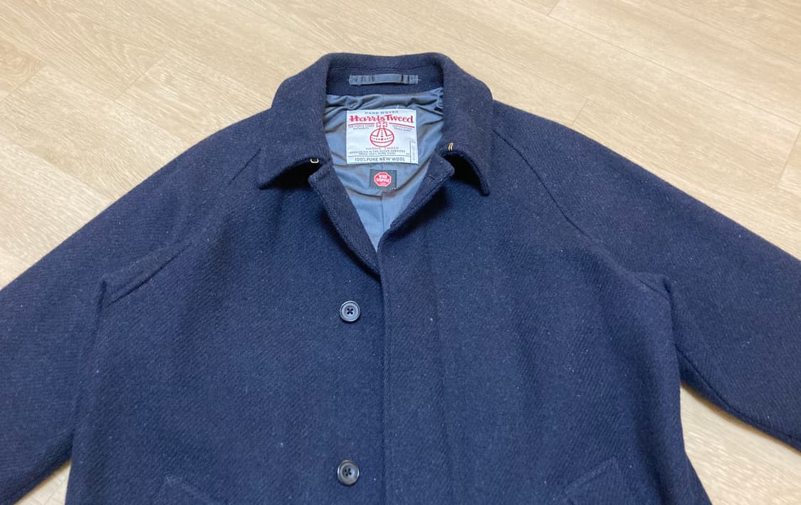 빔즈 플러스 해리스 트위드 발마칸 코트 S 상품이미지2