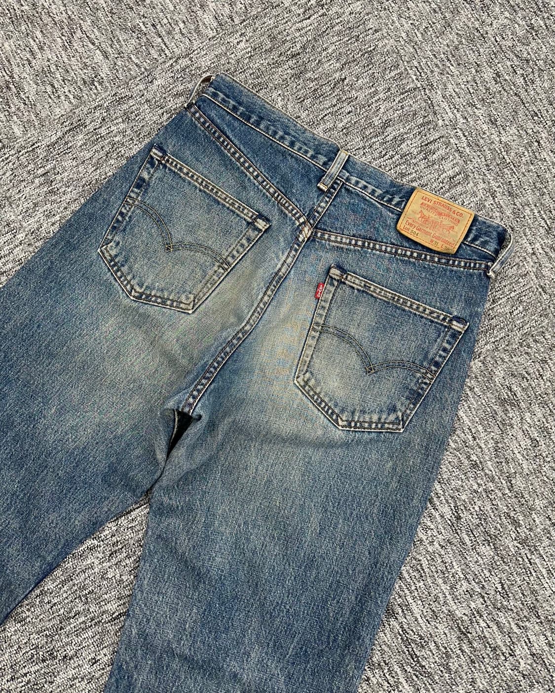(허단40)90'S 리바이스 504 워싱 데님-M1035 상품이미지6