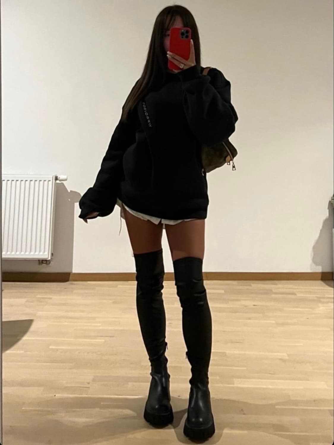 돌스킬 Dollskill 가죽 하이부츠 상품이미지1