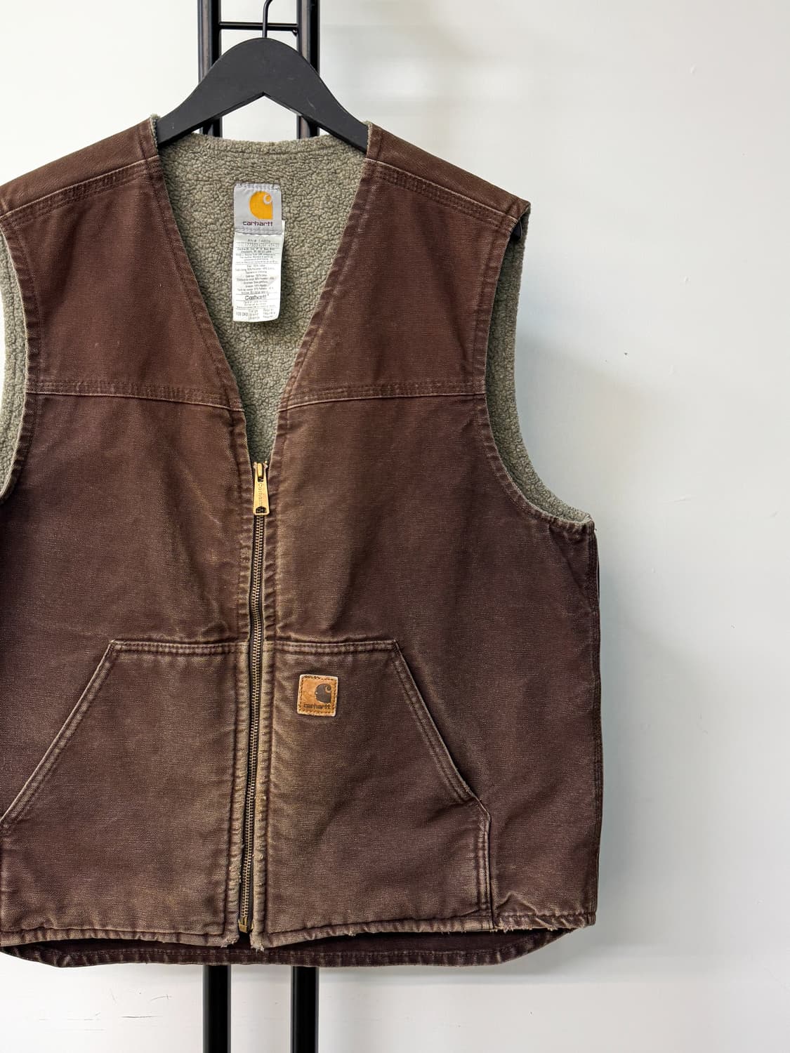 칼하트 V26 DKB 쉐르파 캔버스 베스트 상품이미지2