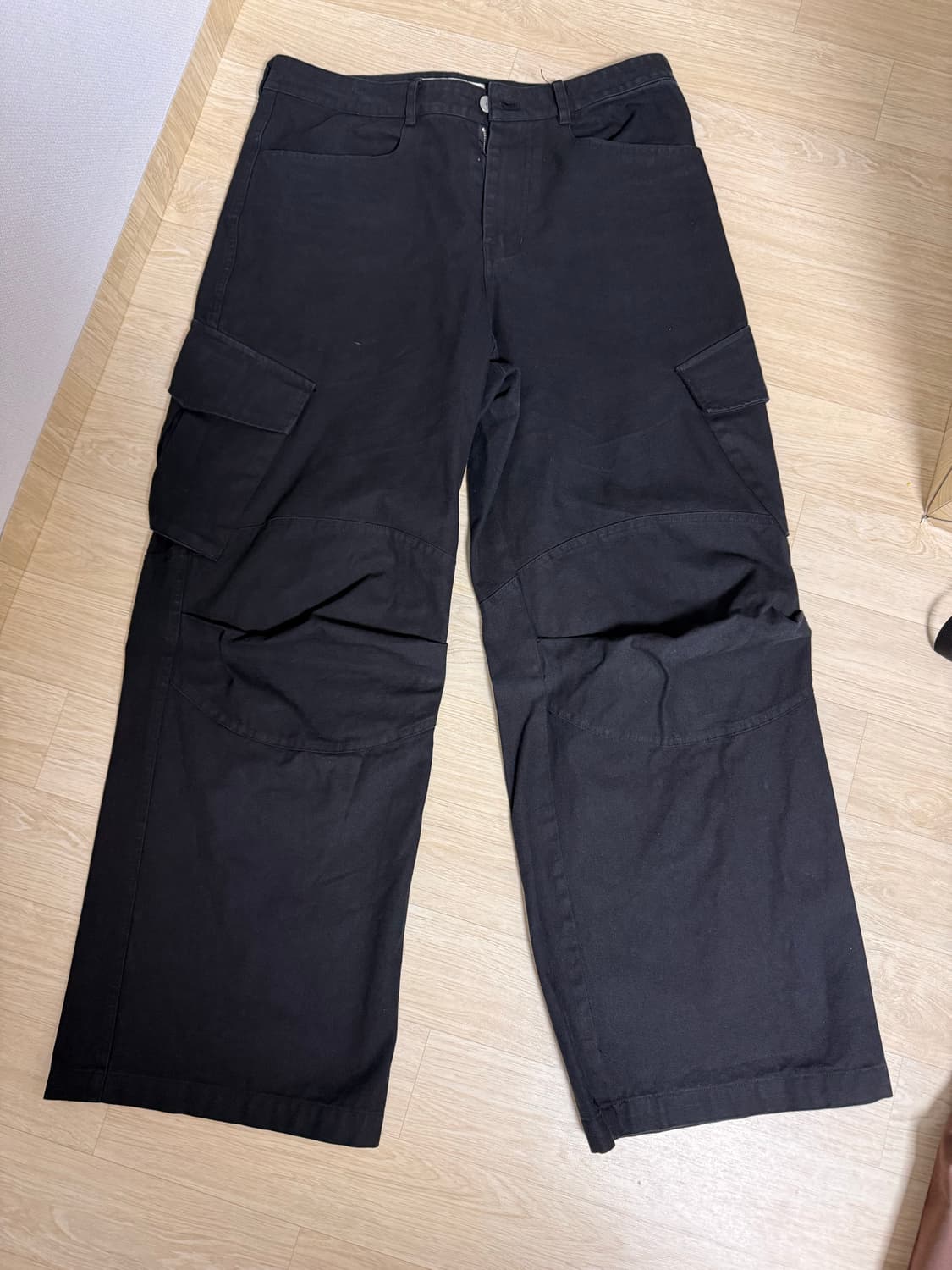 다이브인 무민서 베른 카고 팬츠 블랙 2사이즈 상품이미지2