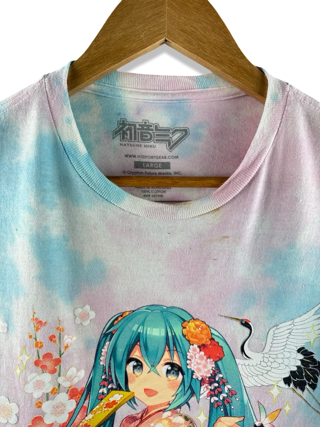 하츠네미쿠 하나미 타이다이 티셔츠2639 상품이미지3